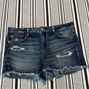 American Eagle Outfitters Jean Shorts. Size 14. Distressed.